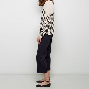 ISABEL MARANT ÉTOILE Black Leather Ballet Flats